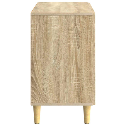 Sideboard med låda Sonoma-ek 89 x 34,5 x 60 cm Konstruerat trä