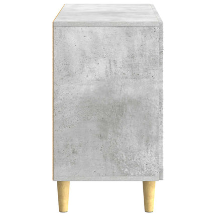 Sideboard med låda Betonggrå 89 x 34,5 x 60 cm Konstruerat trä