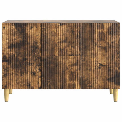 Sideboard med låda Rökt ek 89 x 34,5 x 60 cm Konstruerat trä