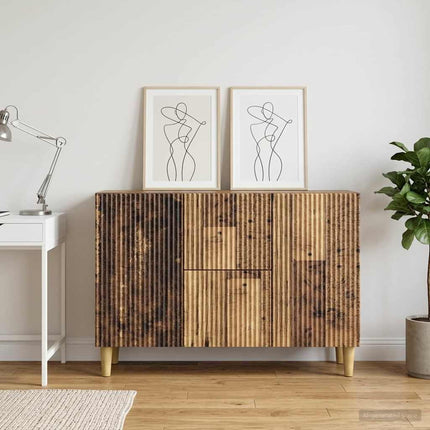 Sideboard Gammalt trä 89 x 34,5 x 60 cm Konstruerat trä