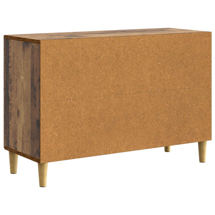 Sideboard Gammalt trä 89 x 34,5 x 60 cm Konstruerat trä