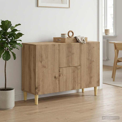 Sideboard Artisan-ek 89 x 34,5 x 60 cm Konstruerat trä