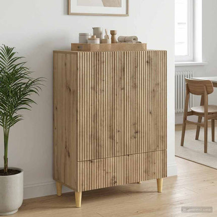 Sideboard Artisan-ek 66 x 34,5 x 95 cm Konstruerat trä