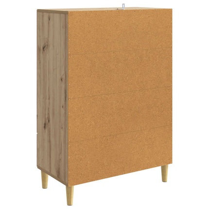 Sideboard Artisan-ek 66 x 34,5 x 95 cm Konstruerat trä