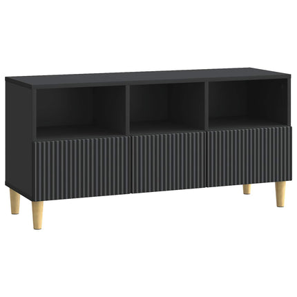 TV-skåp med låda Svart 102 x 34,5 x 50 cm Konstruerat trä