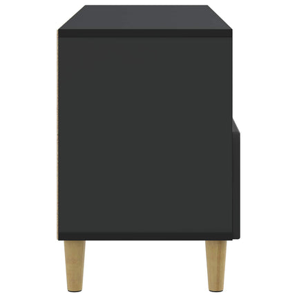 TV-skåp med låda Svart 102 x 34,5 x 50 cm Konstruerat trä