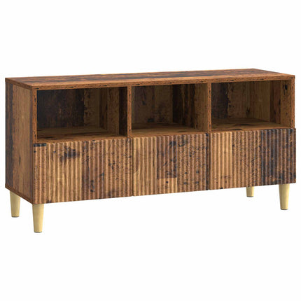 TV-skåp med låda Gammalt trä 102 x 34,5 x 50 cm Konstruerat trä