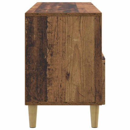 TV-skåp med låda Gammalt trä 102 x 34,5 x 50 cm Konstruerat trä