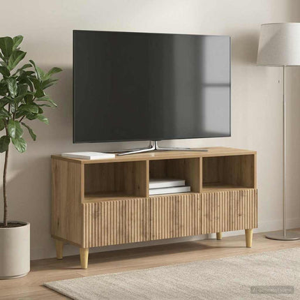 TV-skåp 102 x 34,5 x 50 cm Artisan-ek Konstruerat trä