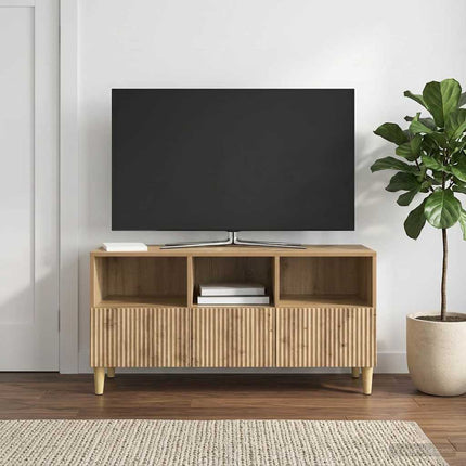 TV-skåp 102 x 34,5 x 50 cm Artisan-ek Konstruerat trä