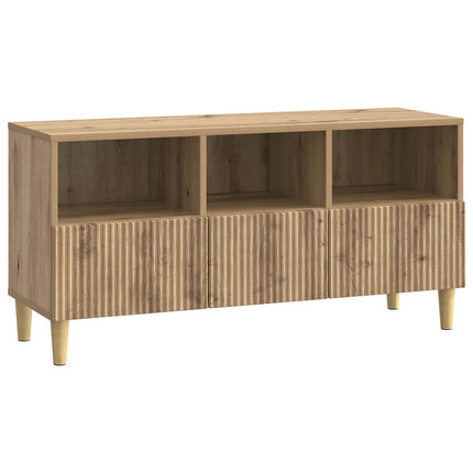 TV-skåp med låda Artisan-ek 102 x 34,5 x 50 cm Konstruerat trä