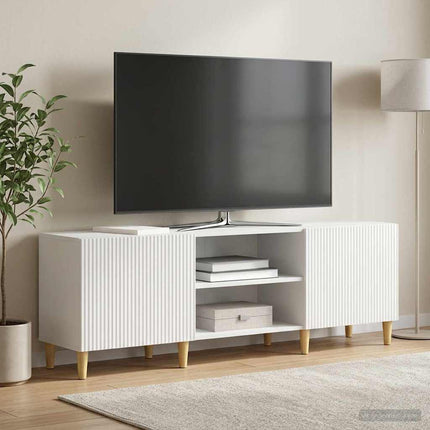 TV-skåp Vit 150 x 31 x 50 cm Konstruerat trä
