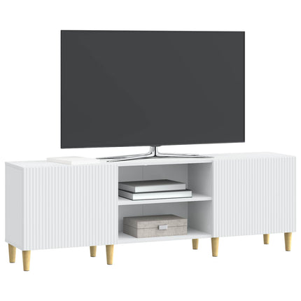 TV-skåp Vit 150 x 31 x 50 cm Konstruerat trä