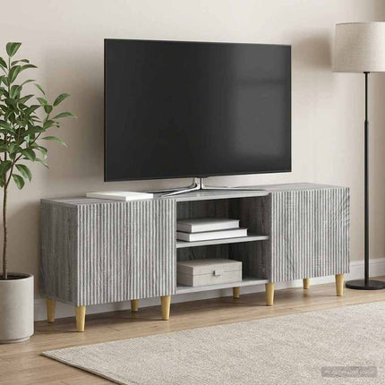 TV-skåp Grå sonoma-ek 150 x 31 x 50 cm Konstruerat trä