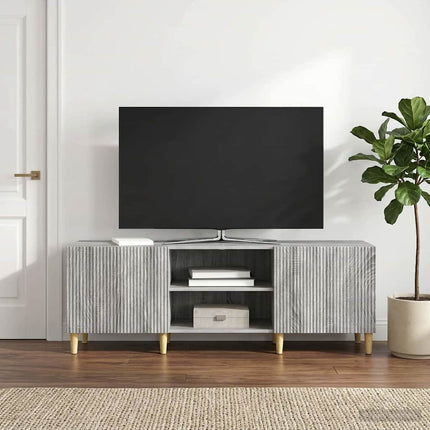 TV-skåp Grå sonoma-ek 150 x 31 x 50 cm Konstruerat trä