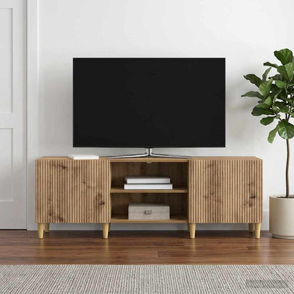 TV-skåp 150 x 31 x 50 cm Artisan-ek Konstruerat trä