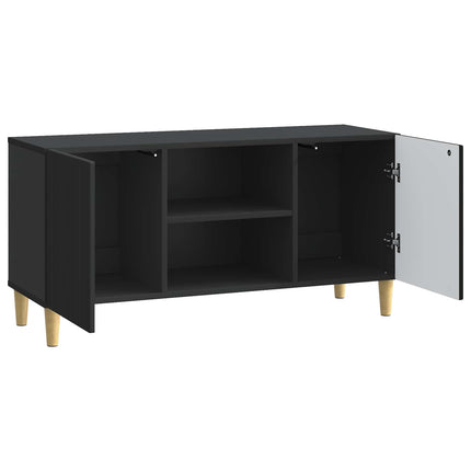 TV-skåp Svart 102 x 34,5 x 50 cm Konstruerat trä