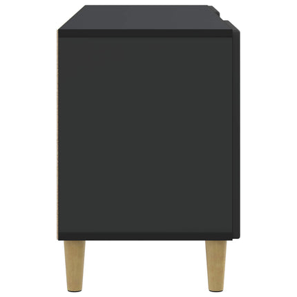TV-skåp Svart 102 x 34,5 x 50 cm Konstruerat trä