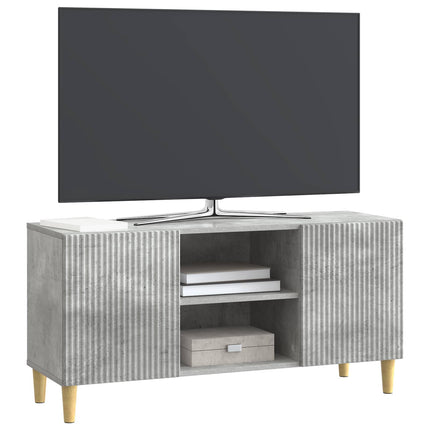 TV-skåp Betonggrå 102 x 34,5 x 50 cm Konstruerat trä