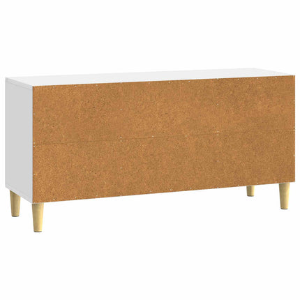 TV-skåp Vit högglans 102 x 34,5 x 50 cm Konstruerat trä