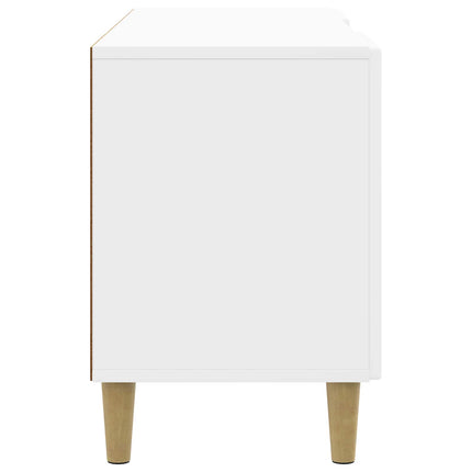 TV-skåp Vit högglans 102 x 34,5 x 50 cm Konstruerat trä