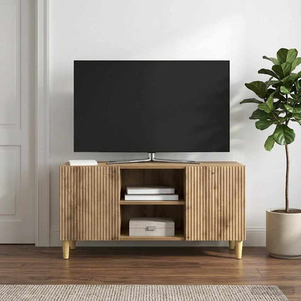 TV-skåp 102 x 34,5 x 50 cm Artisan-ek Konstruerat trä