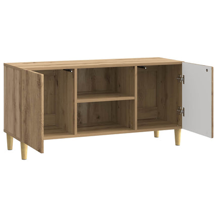 TV-skåp Artisan-ek 102 x 34,5 x 50 cm Konstruerat trä