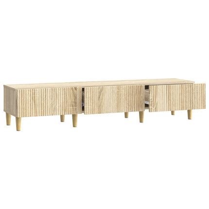 TV-skåp med låda Sonoma-ek 147 x 34,5 x 30 cm Konstruerat trä