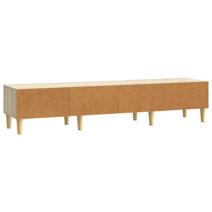 TV-skåp med låda Sonoma-ek 147 x 34,5 x 30 cm Konstruerat trä