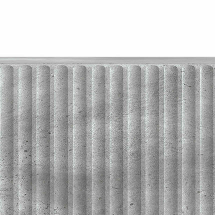 TV-skåp med låda Betonggrå 147 x 34,5 x 30 cm Konstruerat trä