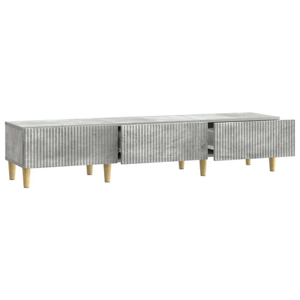 TV-skåp 147 x 34,5 x 30 cm Betonggrå Konstruerat trä