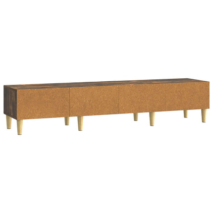 TV-skåp med låda Rökt ek 147 x 34,5 x 30 cm Konstruerat trä