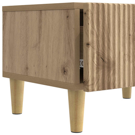 TV-skåp med låda Artisan-ek 147 x 34,5 x 30 cm Konstruerat trä