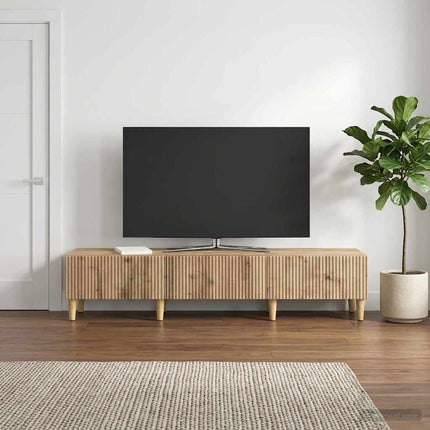 TV-skåp 147 x 34,5 x 30 cm Artisan-ek Konstruerat trä