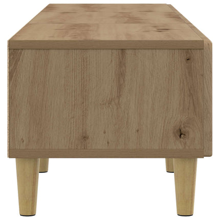 TV-skåp med låda Artisan-ek 147 x 34,5 x 30 cm Konstruerat trä