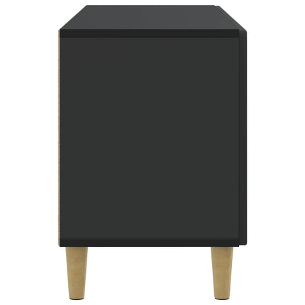 TV-skåp Svart 99 x 34,5 x 50 cm Konstruerat trä