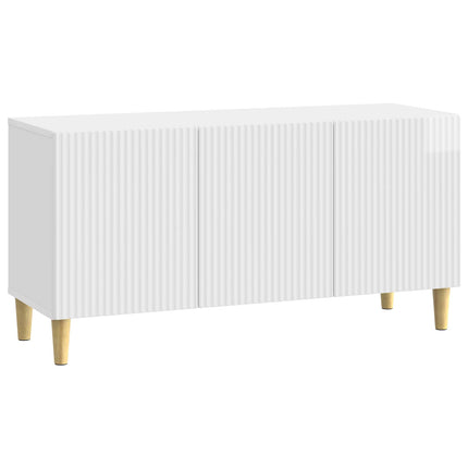 TV-skåp Vit högglans 99 x 34,5 x 50 cm Konstruerat trä