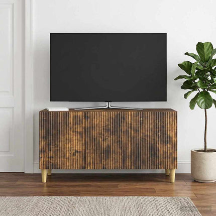 TV-skåp Rökt ek 99 x 34,5 x 50 cm Konstruerat trä