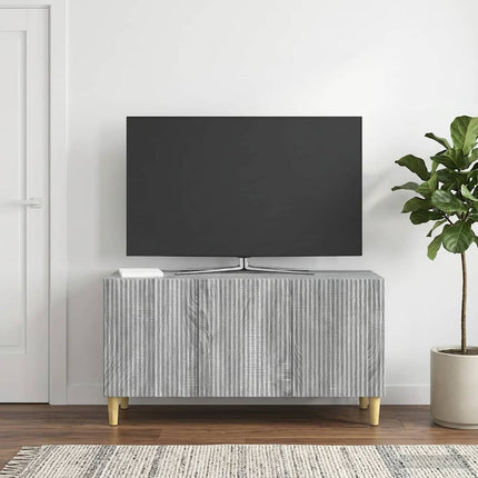 TV-skåp Grå sonoma-ek 99 x 34,5 x 50 cm Konstruerat trä