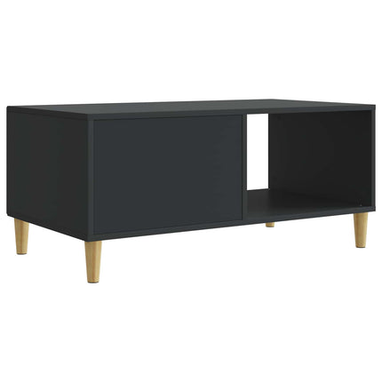 Kaffeebord Svart 90 x 50 x 40 cm Konstruerat trä