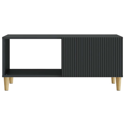 Kaffeebord Svart 90 x 50 x 40 cm Konstruerat trä