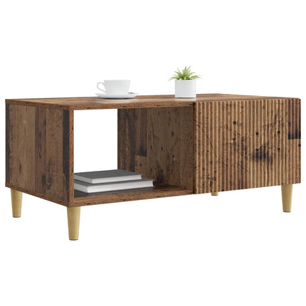 Kaffeebord Gammalt trä 90 x 50 x 40 cm Konstruerat trä
