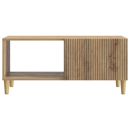 Kaffeebord Artisan-ek 90 x 50 x 40 cm Konstruerat trä