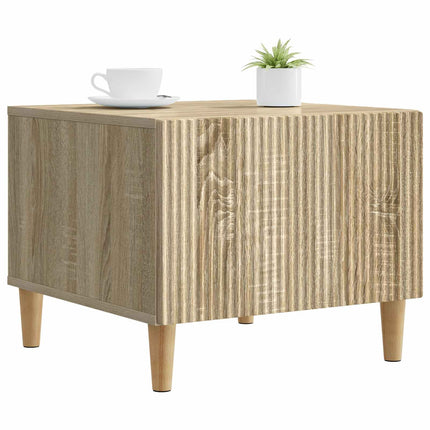 Kaffeebord med låda Sonoma-ek 49 x 50 x 40 cm Konstruerat trä
