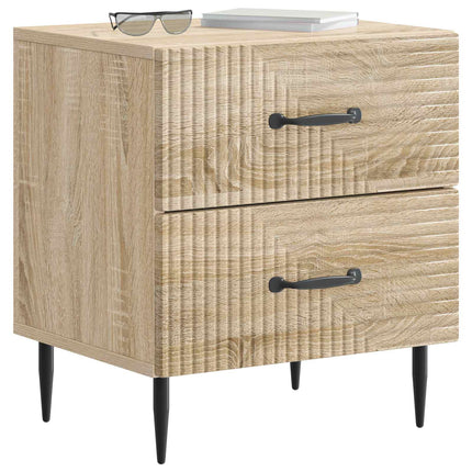 Nattduksbord Sonoma-ek 43 x 34,5 x 47,5 cm Konstruerat trä
