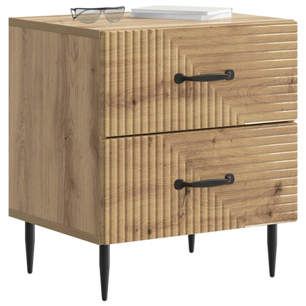 Nattduksbord med låda 2 pcs Artisan-ek 43 x 34,5 x 47,5 cm