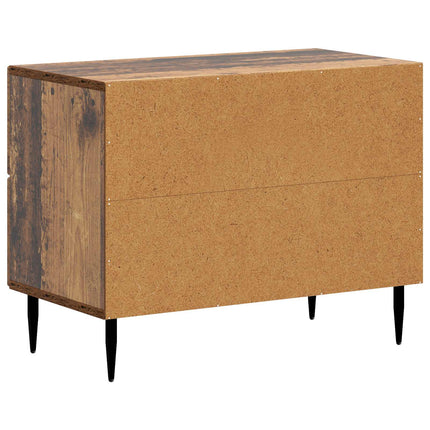 Nattduksbord Gammalt trä 62 x 34,5 x 47,5 cm Konstruerat trä