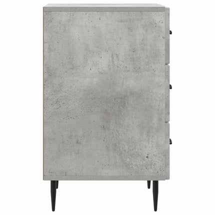 Nattduksbord Betonggrå 43 x 41 x 66,5 cm Konstruerat trä