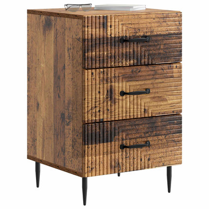 Nattduksbord Gammalt trä 43 x 41 x 66,5 cm Konstruerat trä