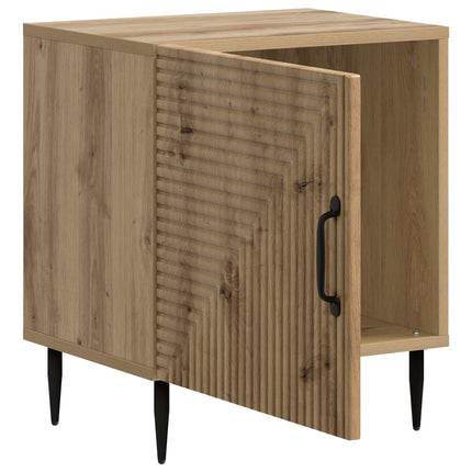 Nattduksbord 2 pcs Artisan-ek 43 x 34,5 x 50 cm Konstruerat trä